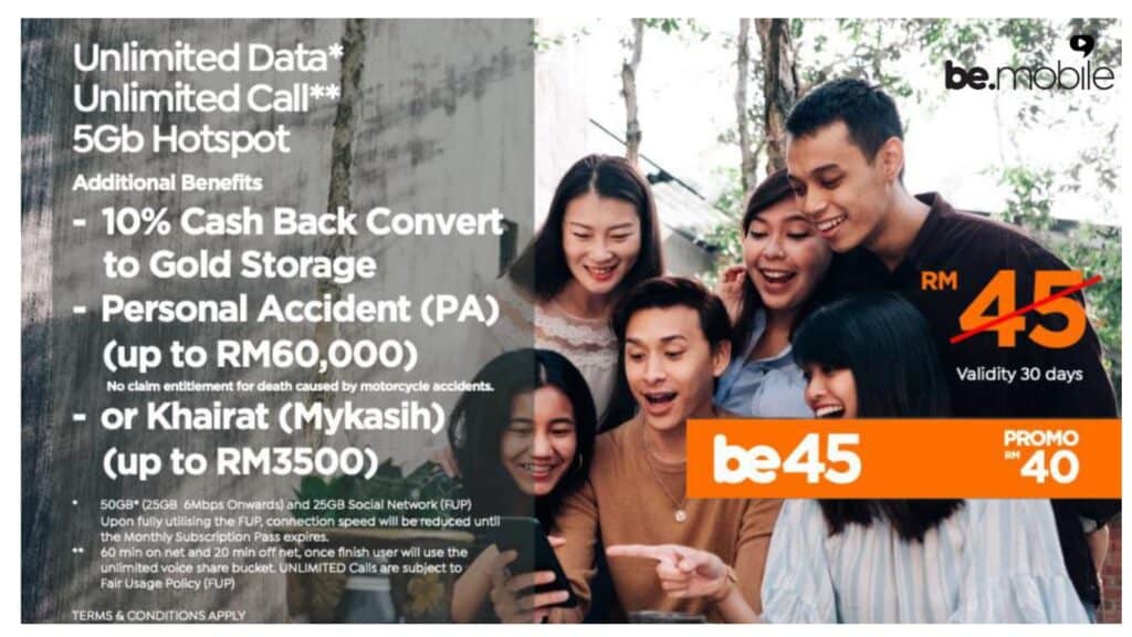 Harga Pelan Tawaran BeMobile